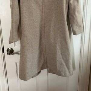 Zara oatmeal peacoat